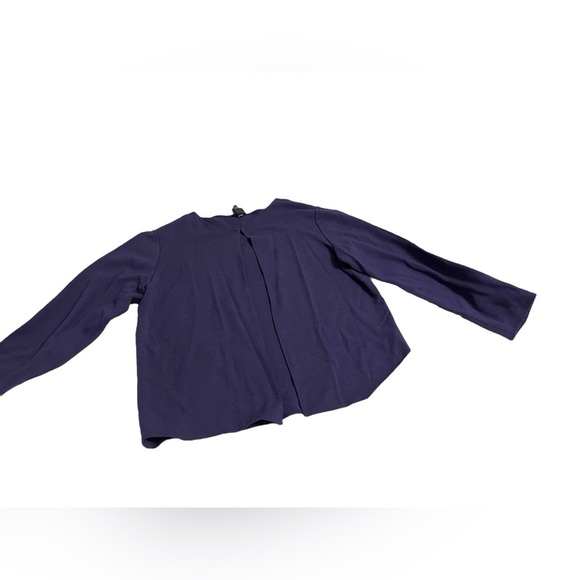 Eileen Fisher Purple Wool Blend Cardigan and Pants Set Top Sz M Pants Sz L - Picture 2 of 12